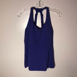 Lucy Small Indigo Athletic Tank Top NWOT